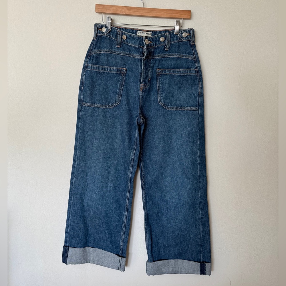 Free People Palmer Cuffed Jeans
